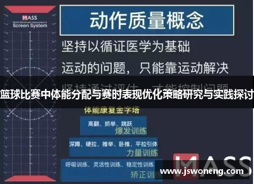 篮球比赛中体能分配与赛时表现优化策略研究与实践探讨